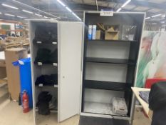 Two Steel Cabinets, with clothing contents Please read the following important notes:- ***Overseas