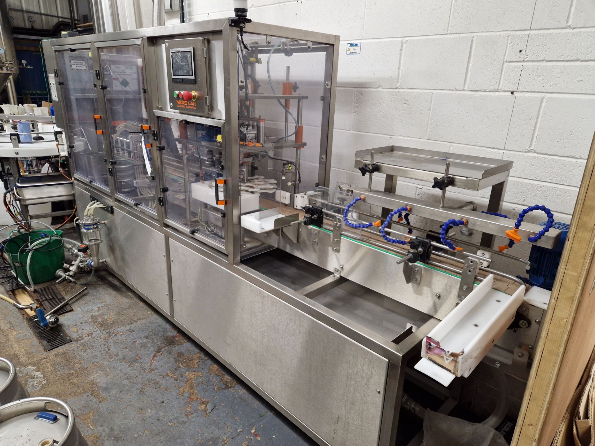 Micro Can CL5 V3 5 Head Canning Line, serial no. CL5V311200041, year of manufacture 2020, up to 2000 - Image 3 of 11