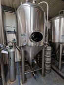 Willis/ Hangzhou Kuangbo 3000L Double Jacketed Insulated Stainless Steel Beer Tank/Fermenter, serial