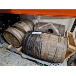 Three Bourbon Barrels Please read the following important notes:- ***Overseas buyers - All lots