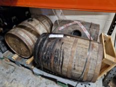 Three Bourbon Barrels Please read the following important notes:- ***Overseas buyers - All lots