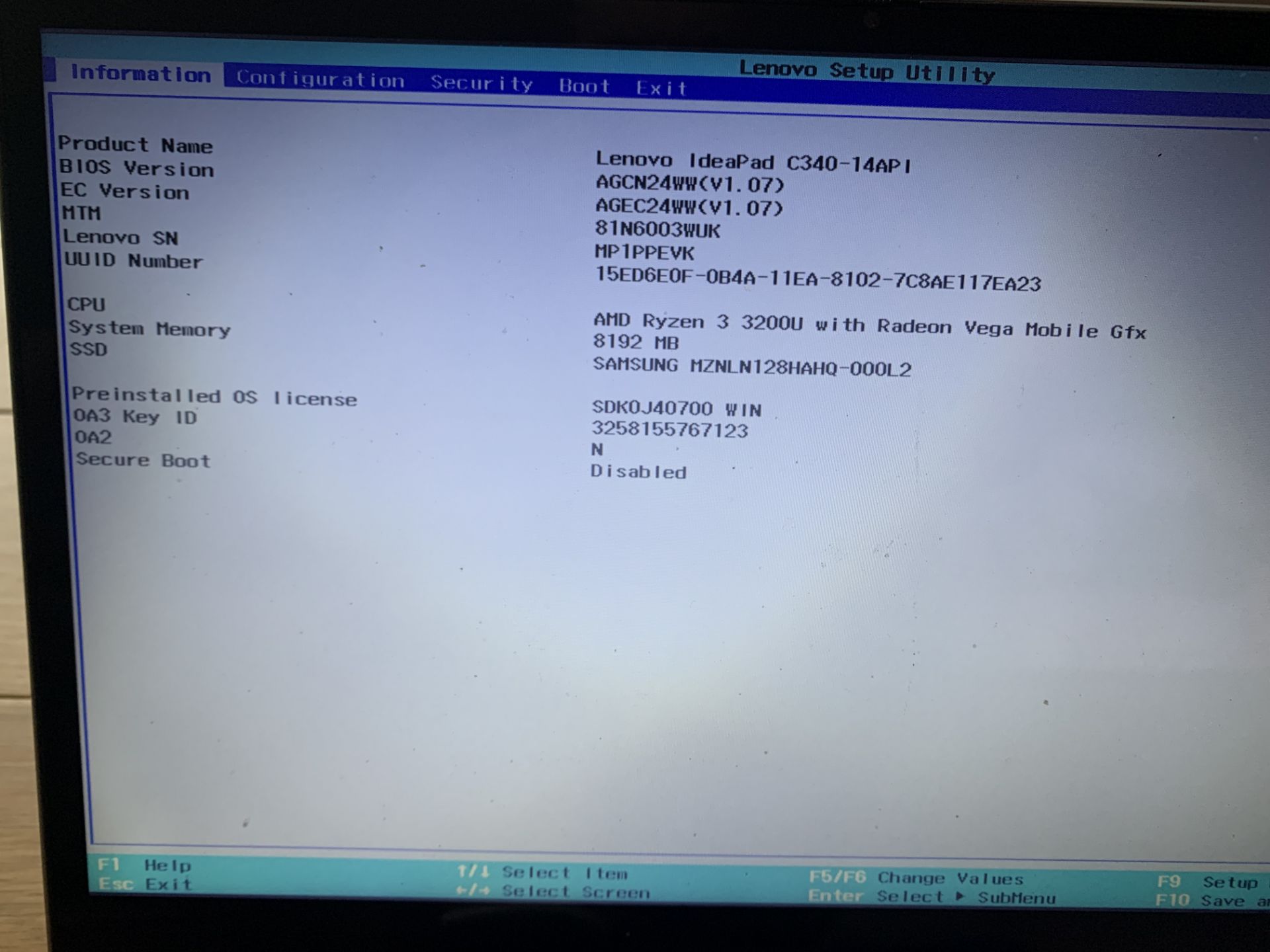 Lenovo IdeaPad C340-14API, Serial No. MP1PPEVK (No Charger) (Hard Drive Wiped) Please read the - Image 2 of 2