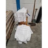 Quantity of White Fabric Aprons and Lab Coats Please read the following important notes:- ***