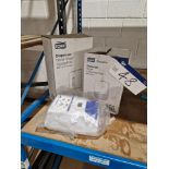 Three Sanitisation Systems, inc. Tork Wiper Centrefeed Roll Dispenser, Tork Hand Towel Zigzag Fold