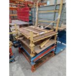 Four Collapsible Steel Stillages