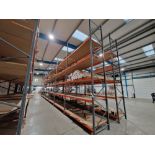 Seven Bays of Five Tier DEXION SPEEDLOCK Boltless Steel Pallet Racking, Each Bay Approx. 2.7m wide x