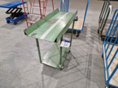 Two Tier Steel Framed Trolley Please read the following important notes:- ***Overseas buyers - All