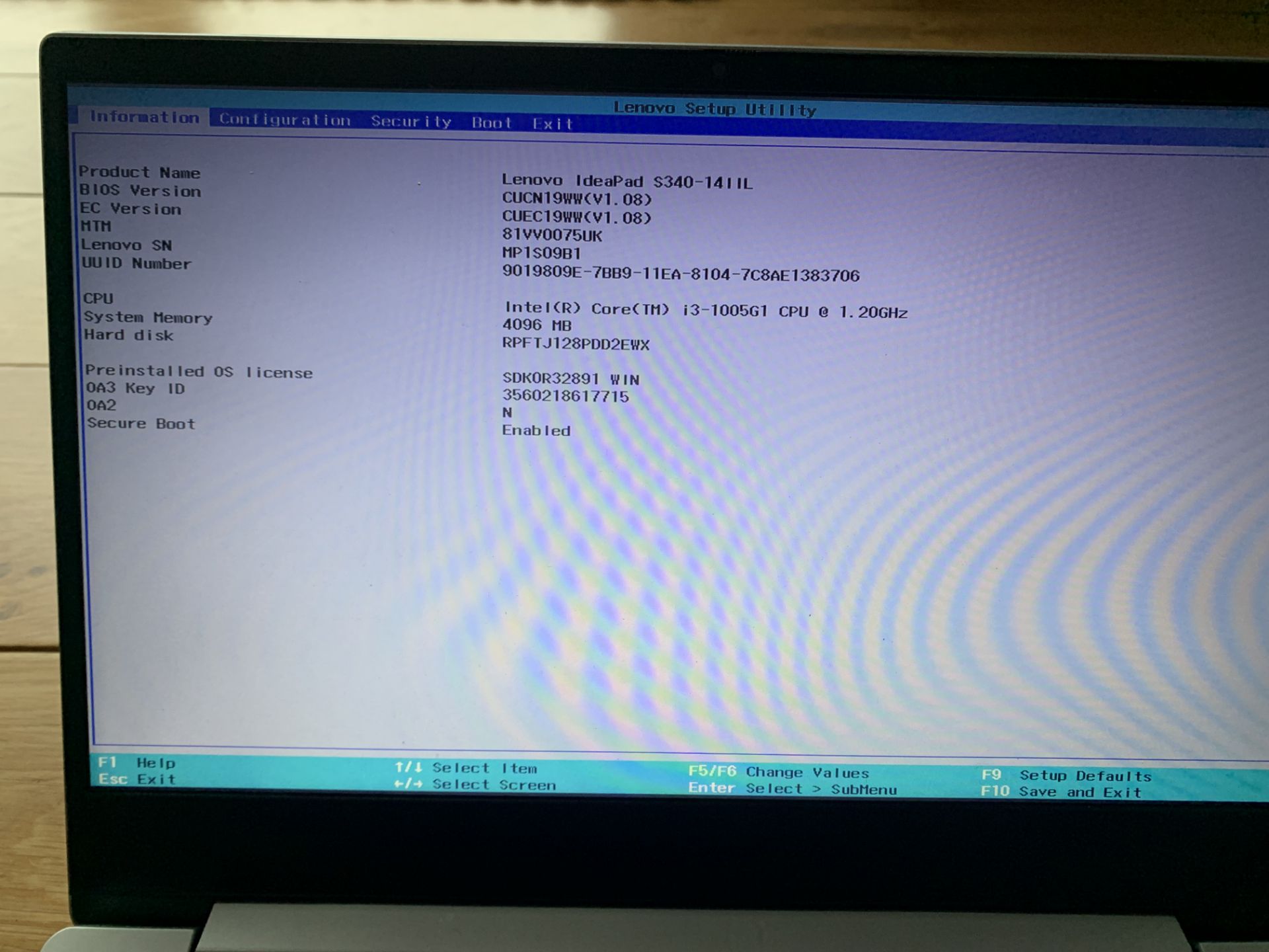 Lenovo IdeaPad S340-14IIL, Serial No. MP1S09B1 (No Charger) (Hard Drive Wiped) Please read the - Image 2 of 2