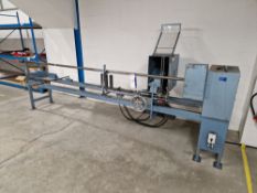 T.W. Eaton Approx. 3.5m Fabric Roll Slitter (Electrician Required for Disconnecting) Please read the
