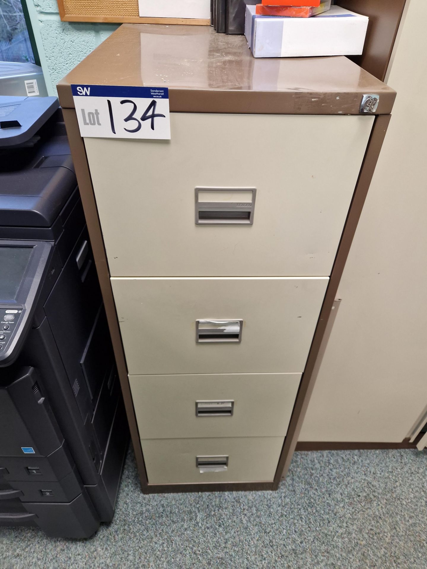 Two 4 Drawer Metal Filing Cabinets Please read the following important notes:- ***Overseas