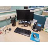 PC Specialist Core i5 Desktop PC, Monitor, Keyboard and Mouse (Hard Drive Wiped) Please read the