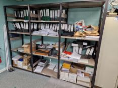 Three Bays of Metal Shelving (No Contents) Please read the following important notes:- ***Overseas