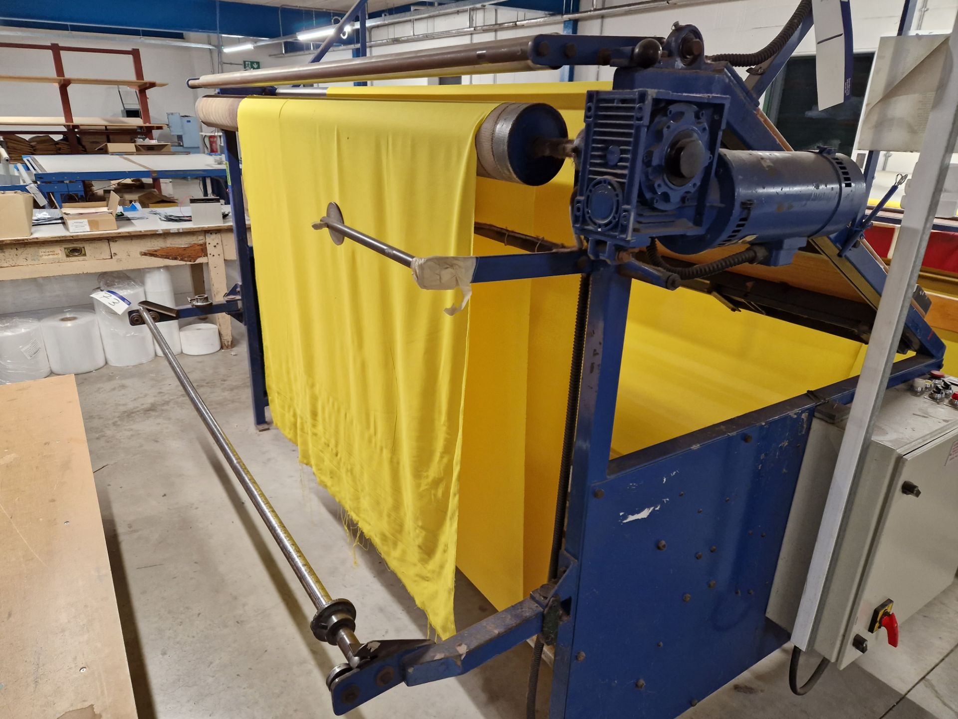 Gordon Warin Fabric Inspection & Measuring Machine, Working Width Approx. 2.45m, Serial no. 4367, - Image 11 of 12