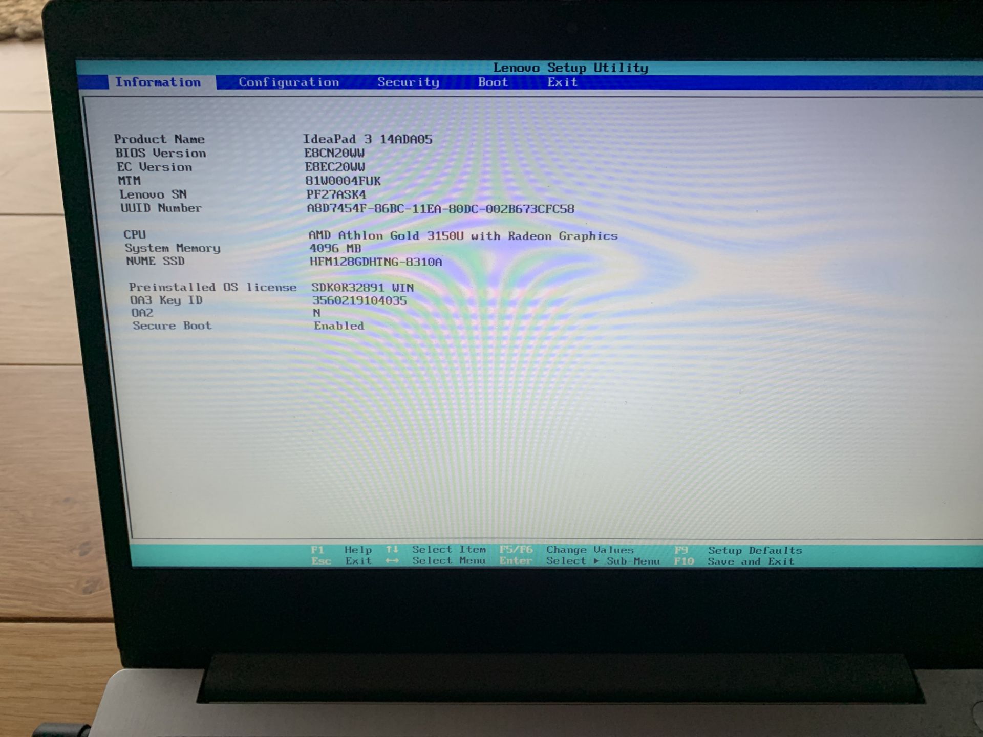 Lenovo IdeaPad 3 14ADA05 Athlon Gold Laptop, Serial No. PF27ASK4 (No Charger) (Hard Drive Wiped) - Image 2 of 2