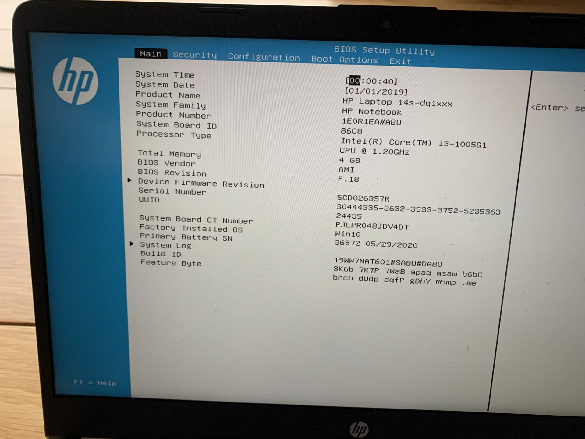 HP 250 G4 Core i3 Laptop, Serial No. CND5487B2T (No Charger) (Hard Drive Wiped) Please read the - Image 2 of 2