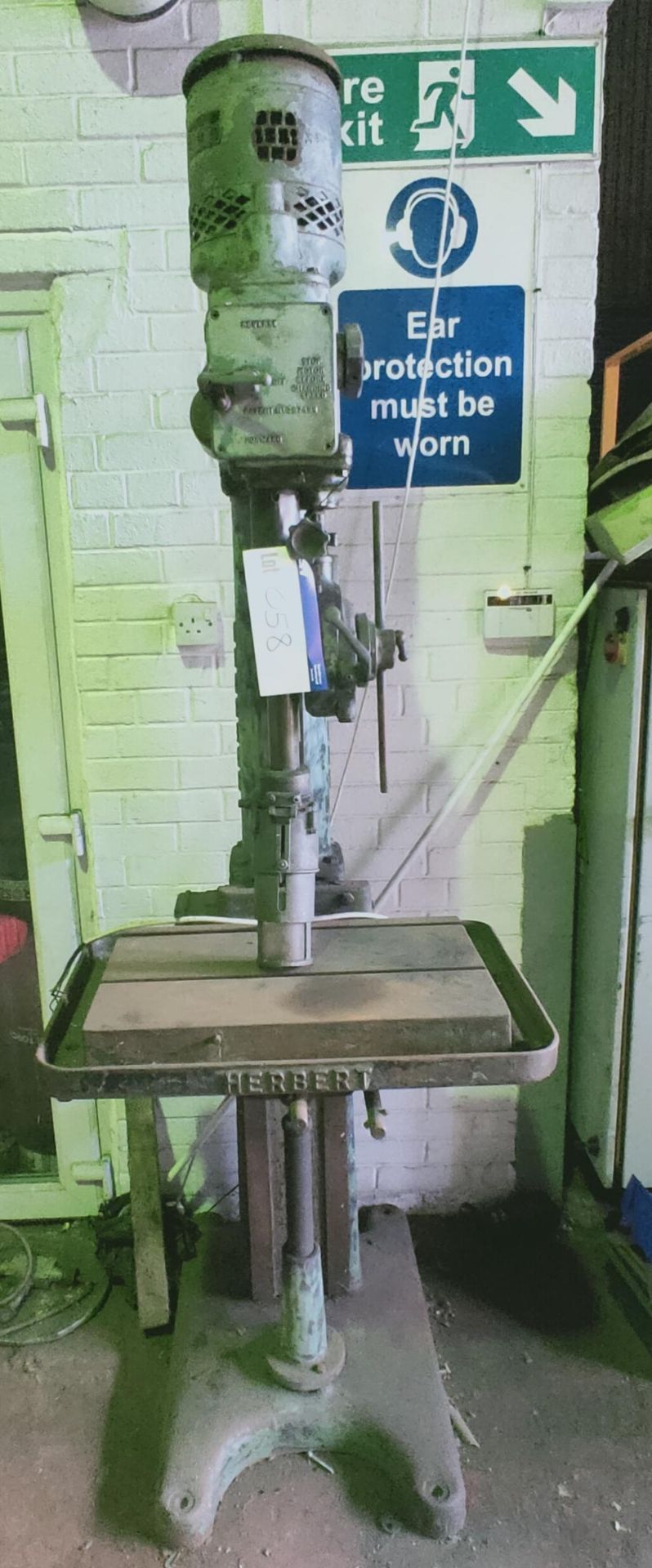 Herbert Pedestal Drill, approx. 235cm x 75cm x 70cm, loading free of charge - yes (vendors - Bild 2 aus 3
