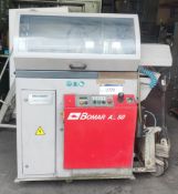 Bomer AL500NC Pro Saw, with loading table, year of manufacture 2005, approx. 180cm x 95cm x 158cm,