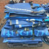 Pallet of Assorted Curtain Sides (can be used as tarpaulins), loading free of charge - yes (