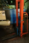 Kaiser & Kraft H760 Manual Hydraulic Lifting Table/ Fork Lift, serial no. 9770, year of