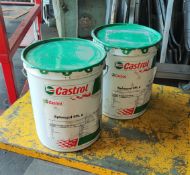 Two Castrol Spheerol EPL 2 Grease, each 12.5kg, loading free of charge - yes (vendors comments -