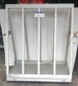 Aluminium Glass Transporters, approx. 165cm x 140cm x 85cm, loading free of charge - yes (vendors