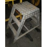 Set of Aluminium Steps, approx. 75cm x 95cm x 42cm, loading free of charge - yes (vendors comments -