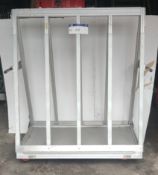 Aluminium Glass Transporters, approx. 165cm x 140cm x 85cm, loading free of charge - yes (vendors