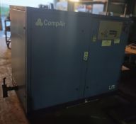 CompAir 3100D Compressor, serial no. 349022/1569, year of manufacture 2003, 7.5 bar, approx. 180cm x