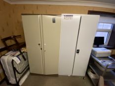 Two Double Door Steel Cabinets Please read the following important notes:- ***Overseas buyers -