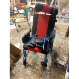 Fabric Upholstered Wheelchair Please read the following important notes:- ***Overseas buyers - All