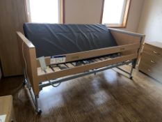 Invacare Mobile Adjustable Height Bed Frame, with Invacare mattress (Room 5) Please read the