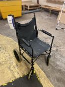 Steel Framed Wheelchair Please read the following important notes:- ***Overseas buyers - All lots