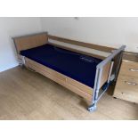 Invacare Mobile Adjustable Height Bed Frame, with Invacare mattress (Room 7) Please read the