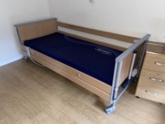 Invacare Mobile Adjustable Height Bed Frame, with Invacare mattress (Room 7) Please read the