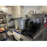 Contents of Rack, including cooking utensils, pots, weighing scales and trays Please read the