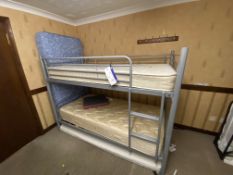 Steel Framed Bunk Bed, with four mattresses Please read the following important notes:- ***