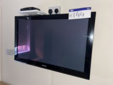 Samsung Wall Mounted Flat Screen Television (with remote control) (Room 7) Please read the following