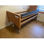 Invacare Mobile Adjustable Height Bed Frame, with Invacare soft foam premier mattress (Room 17)