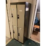 16 Twin Door Steel Personnel Lockers Please read the following important notes:- ***Overseas