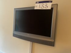 Sony Wall Mounted Television (with remote control) (Room 12) Please read the following important