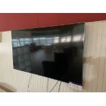 Samsung 75in. Wall Mounted Flat Screen Television (with remote control) Please read the following