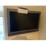 Sony Bravia Wall Mounted Television (with remote control) (Room 2) Please read the following