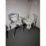 Two Bathroom Stands Please read the following important notes:- ***Overseas buyers - All lots are