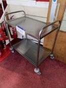 Stainless Steel Two Tier Trolley Please read the following important notes:- ***Overseas buyers -