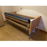 Invacare Mobile Adjustable Height Bed Frame, with Invacare soft foam premier mattress (Room 18)