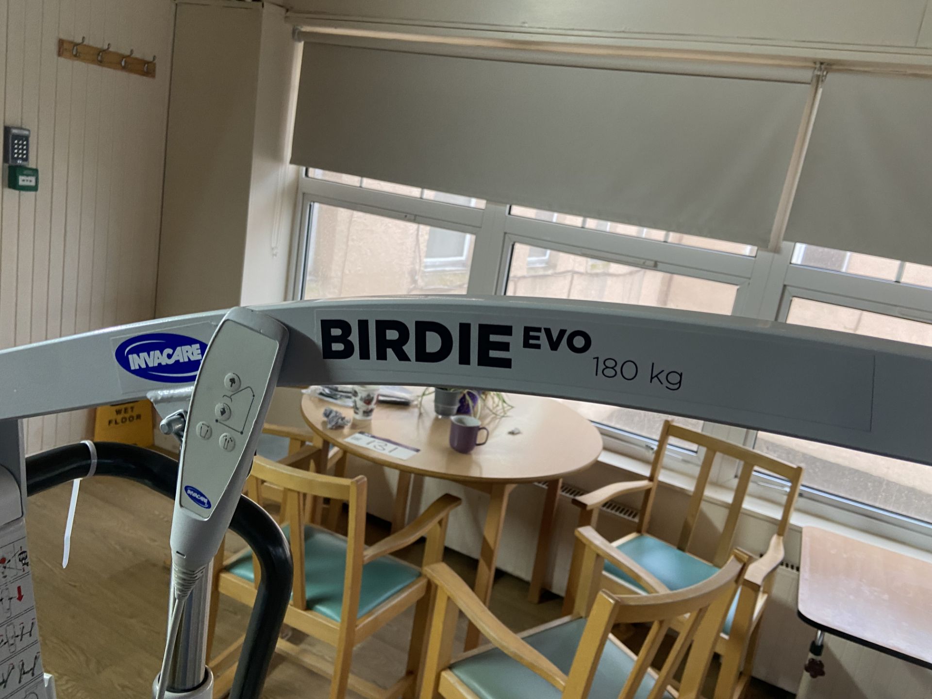 Invacare Birdie Evo 180kg cap. Electric Hoist, 240V Please read the following important notes:- *** - Image 2 of 3