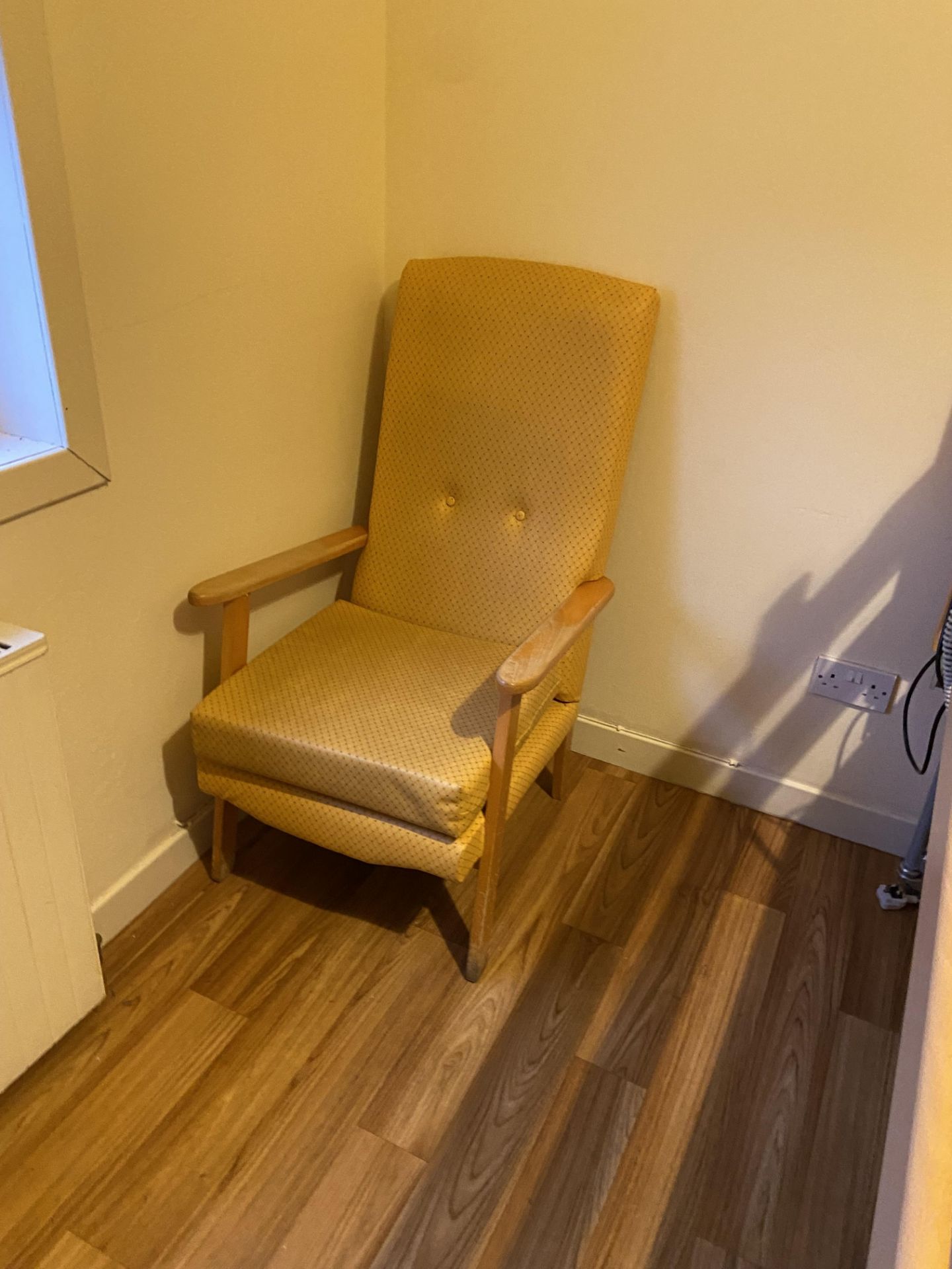 Remaining Bedroom Furniture, including oak laminated wardrobe, three drawer chest-of-drawers, - Image 2 of 2