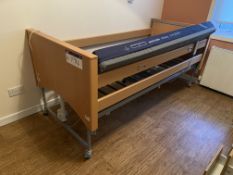 Invacare Mobile Adjustable Height Bed Frame, with Invacare soft foam original mattress (Room 16)