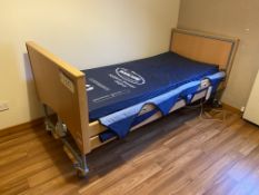 Invacare Mobile Adjustable Height Bed Frame, with Invacare soft foam premier mattress (Room 4)