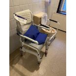 Steel Framed Wheelchair & Toilet Frame Please read the following important notes:- ***Overseas